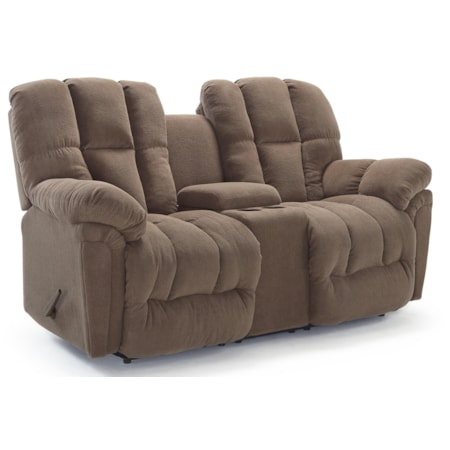Rocking Reclining Loveseat w/ Console