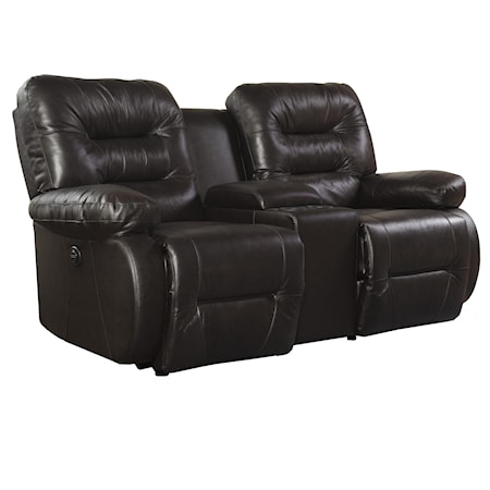 Console Space Saver Loveseat Chaise