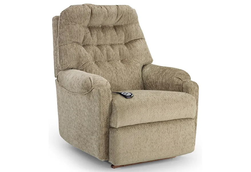 Medium Recliners Power Rocker Recliner by Best Home Furnishings at Conlin's Furniture