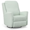 Best Home Furnishings Medium Recliners Heatherly Swivel Glider Recliner