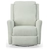 Best Home Furnishings Medium Recliners Heatherly Power Swivel Glider Recliner