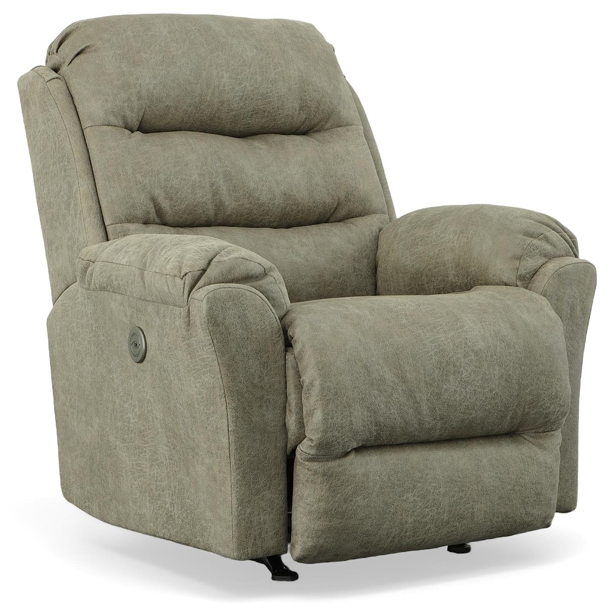 Best Home Furnishings Medium Recliners Oren Power Rocker Recliner