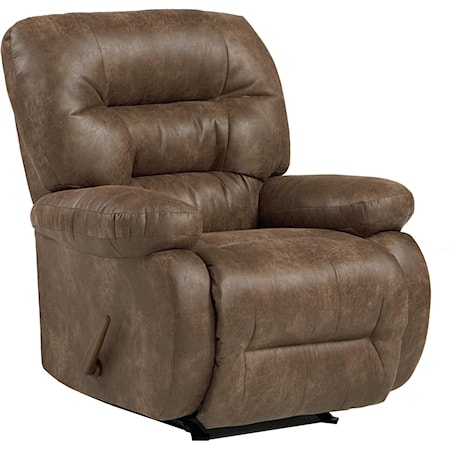 Maddox Power Rocker Recliner with Line-Tufted Back