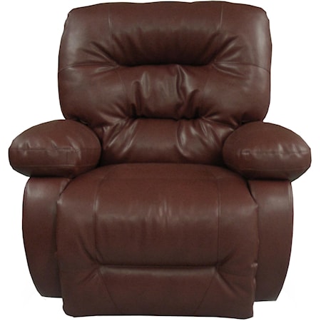 Maddox Power Rocker Recliner with Line-Tufted Back