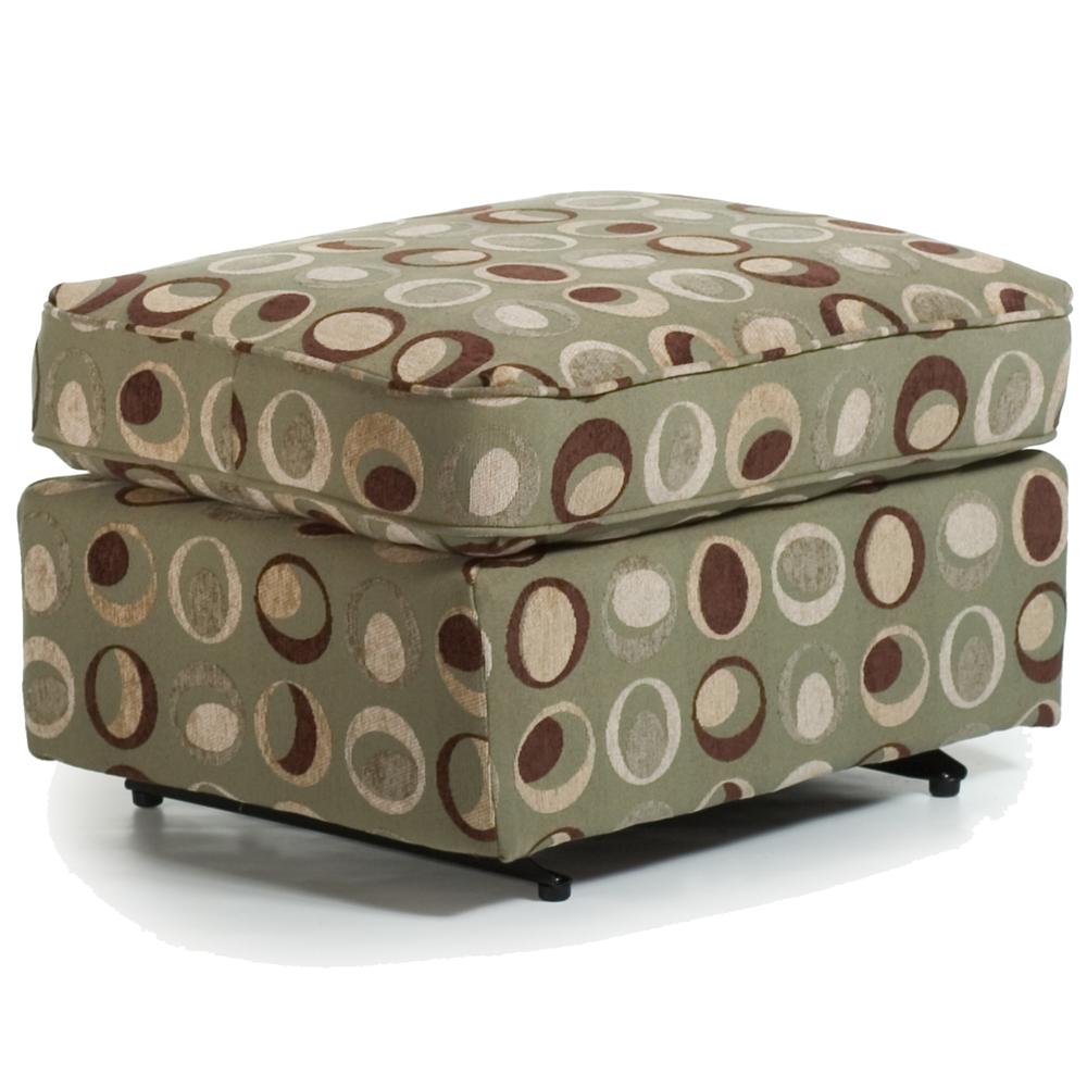 Rounded Casual Ottoman