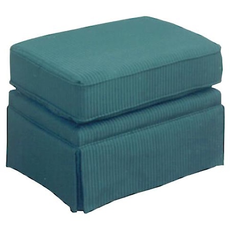 Ottoman without Welt  Cord Trim