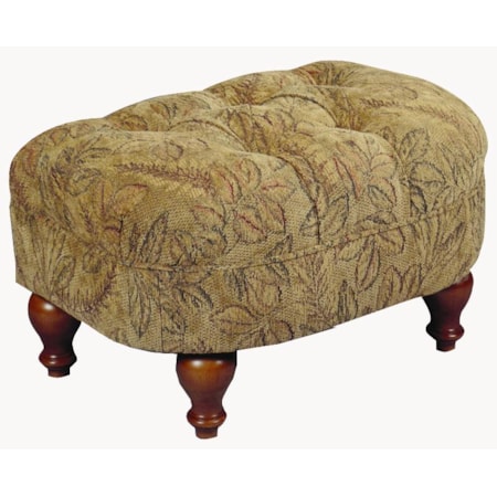 Plush Cushioned Ottoman