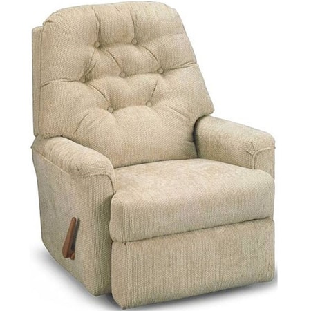Cara Wallhugger Recliner with Button Tufted Seat Back
