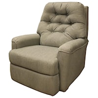 Cara Rocker Recliner with Button Tufted Seat Back