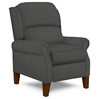 3-Way Power Recliner with Distressed Pecan finish Legs