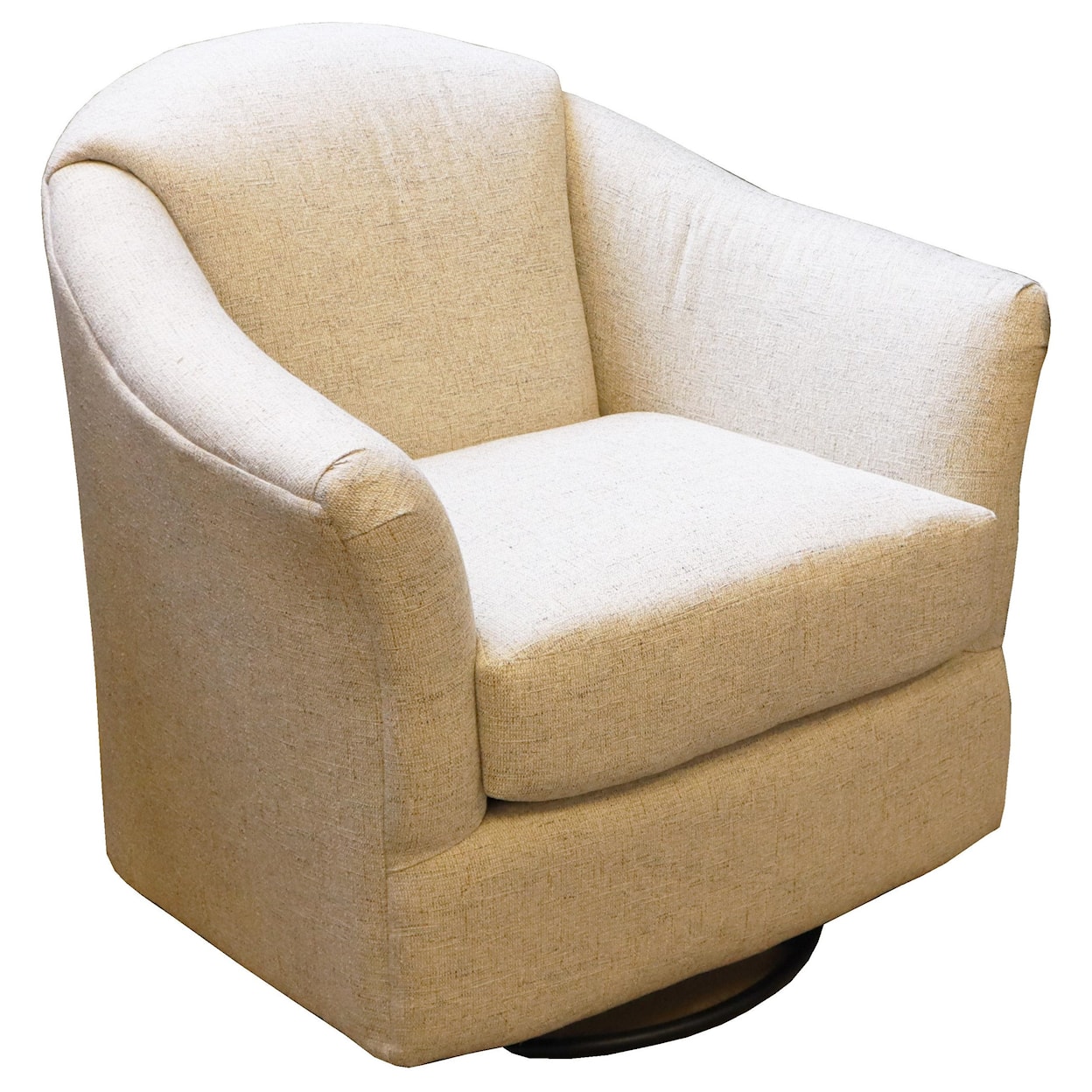 Best Home Furnishings Swivel Barrel Chairs Darby Swivel Glider Barrel Chair