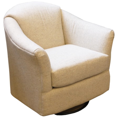 Darby Swivel Glider Barrel Chair