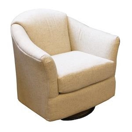 Darby Swivel Glider Barrel Chair