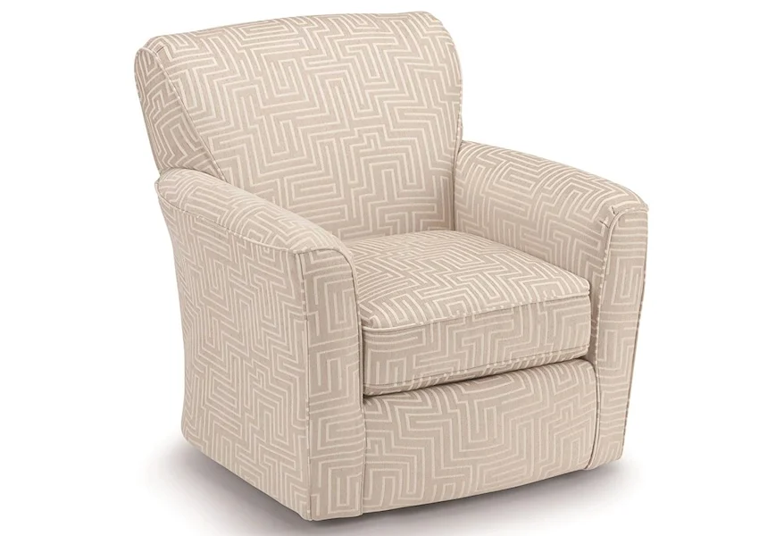 Swivel Barrel Chairs Swivel Glider Chair by Best Home Furnishings at Darvin Furniture