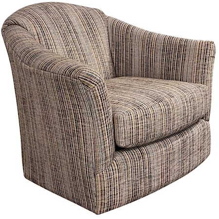 Darby Swivel Glider Barrel Chair