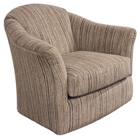 Darby Swivel Glider Barrel Chair
