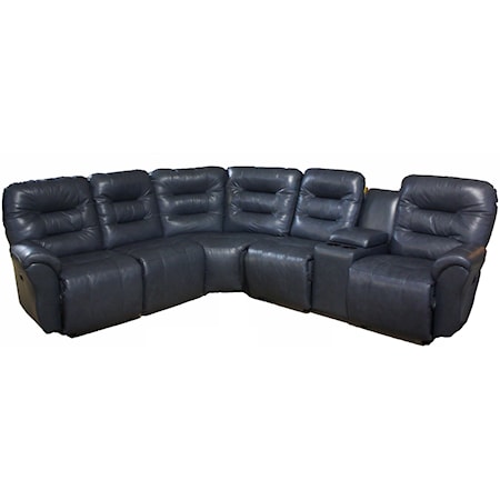 6 PC Reclining Sectional