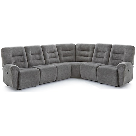 6pc Power Reclining Sectional