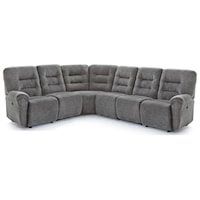 6pc Power Reclining Sectional
