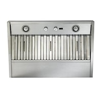 40" Stainless Steel Built-In Range Hood Insert with 290 CFM Internal Blower 