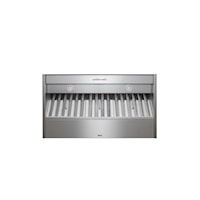 36" Stainless Steel Built-In Range Hood for Use with External Blowers