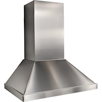 36" Wall-Mounted Range Hood with 500 CFM Internal Blower 