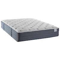 Cal King 14 1/2" Firm Coil on Coil Mattress and Premium Platform Base