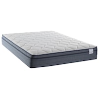 Queen 12 1/2" Pillow Top Pocketed Coil Mattress and Low Profile Wireless Multi Function Adjustable Base