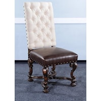 Tufted Back Dining Side Chair