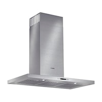 36" 4 Speed, 600 CFM Box Canopy Chimney Hood 500 Series