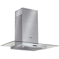 36" 4 Speed, 600 CFM Glass Canopy Chimney Hood Benchmark™ Series