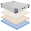 Boyd Specialty Sleep Sensura Queen Plush Memory Foam Mattress Set