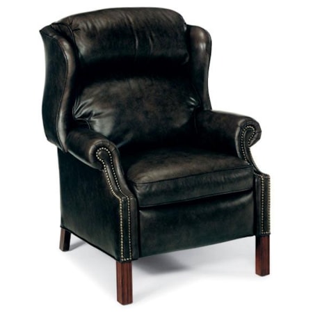 Chippendale Reclining Wing Chair