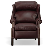 Hi-Leg Chippendale Wing Back Recliner