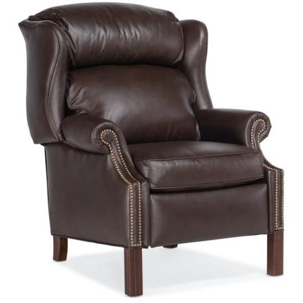 Bradington Young Chippendale Wing Back Recliner