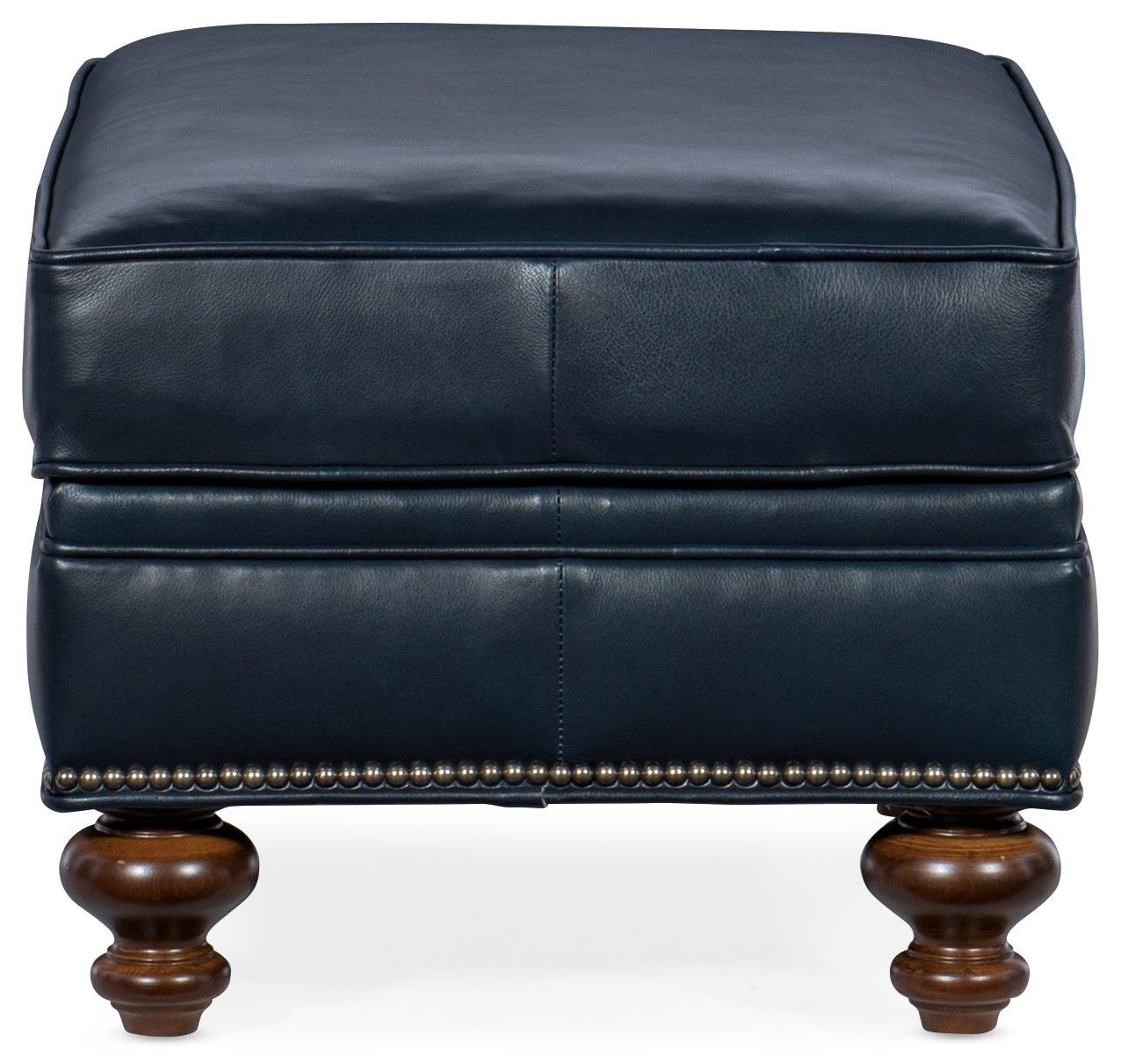 West Haven Leather Ottoman