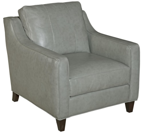 Stationary Chair with Track Arms