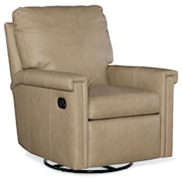 Transitional Wall-Hugger Recliner with Key Arms