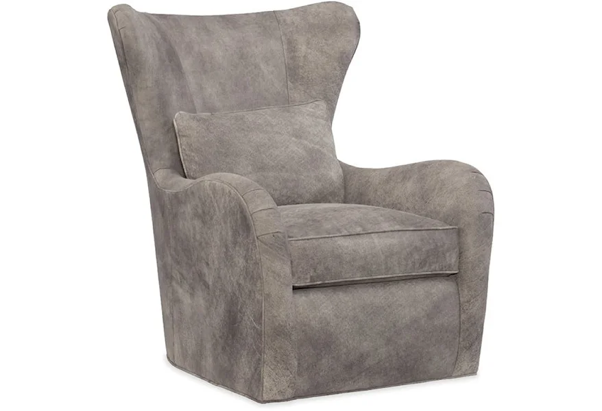 Skye Swivel Tub Chair by Bradington Young at Mueller Furniture