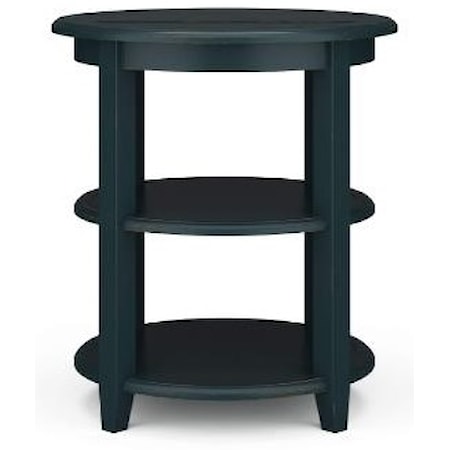 Lune Round End Table