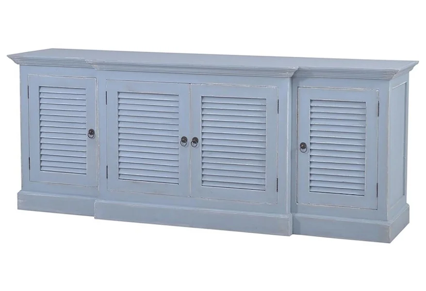 Cottage Shutter Console by Bramble at Esprit Decor Home Furnishings