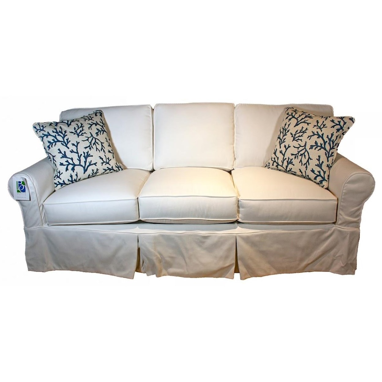 Braxton Culler Bedford 3-Seater Stationary Sofa with Slipcover