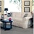 Braxton Culler 728 Casual Three Seater Sofa with Rolled Arms and Slipcover