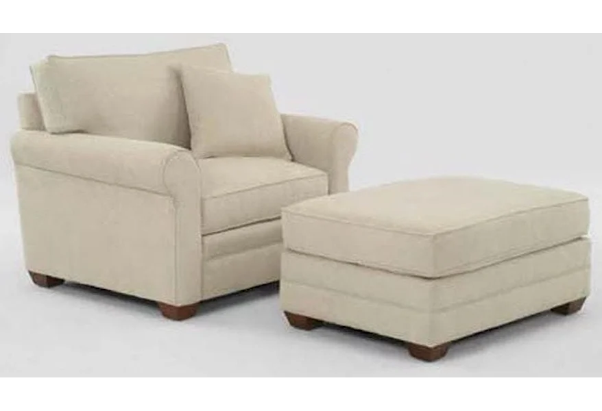 728 Bedford Chair and Ottoman by Braxton Culler at Jacksonville Furniture Mart