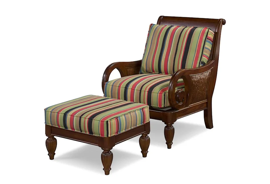 Grand View Accent Chair and Ottoman by Braxton Culler at Alison Craig Home Furnishings