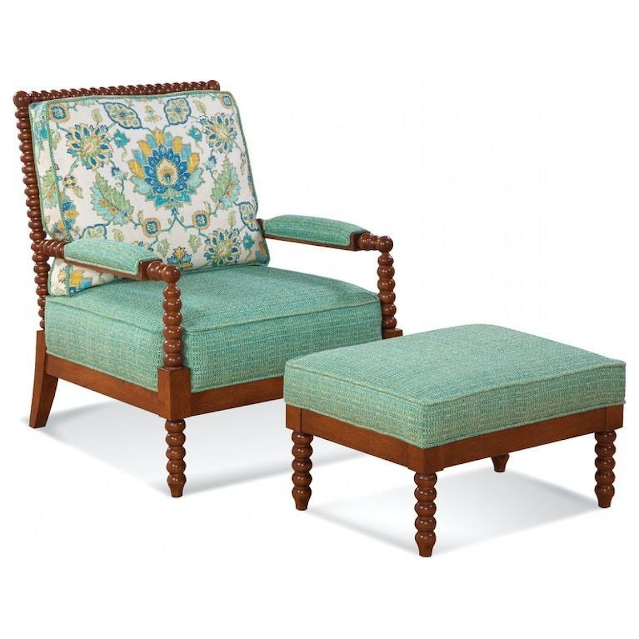 Braxton Culler Lind Island Lounge Chair and Ottoman