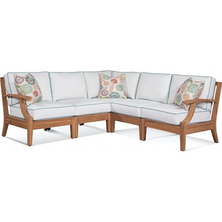 Messina Outdoor 5-Piece Sectional