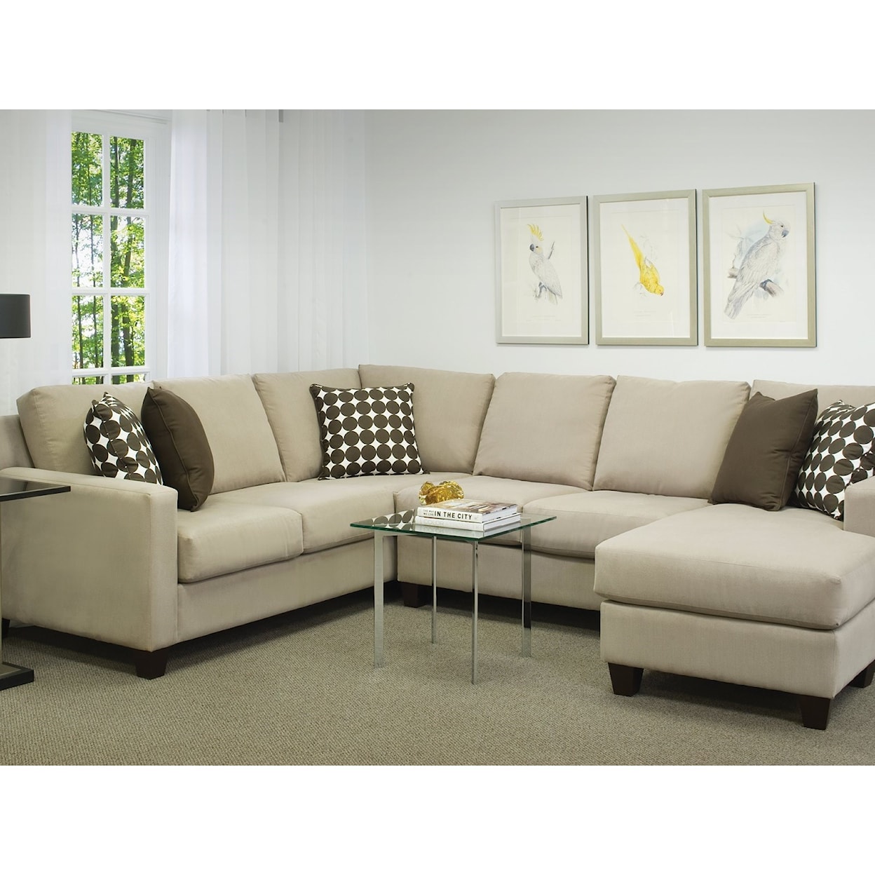 Brentwood Classics Finley 2 Piece Sectional with Chaise