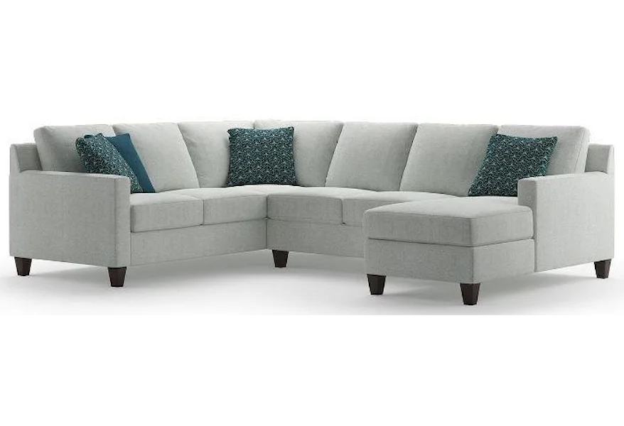Finley 2 Piece Sectional with Chaise by Brentwood Classics at Stoney Creek Furniture 