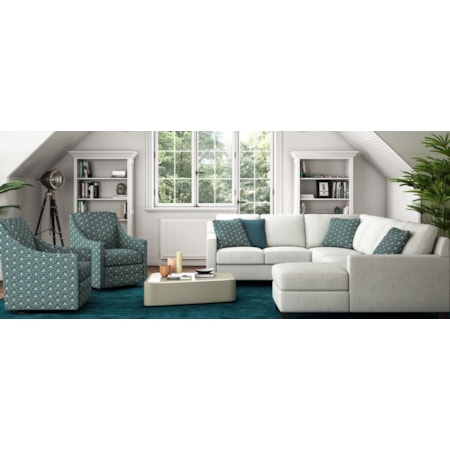 2 Piece Sectional with Chaise